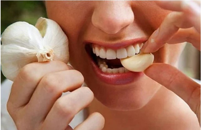 Garlic to get rid of toothache