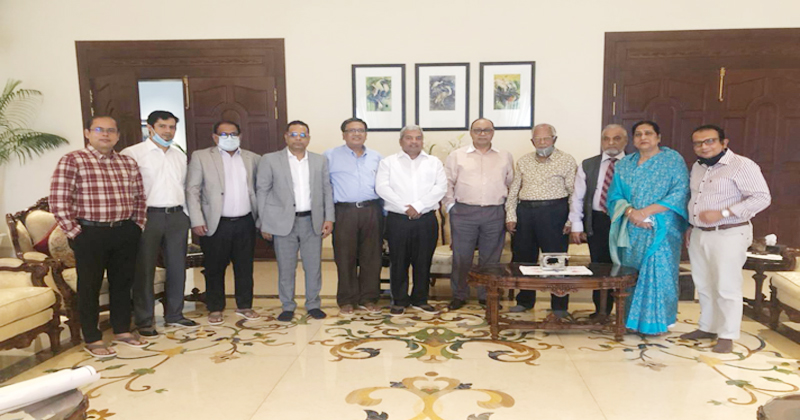 North-South Society team calls on Bashundhara Group Chairman