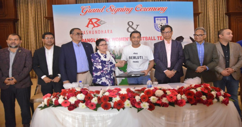 ABG Bashundhara extends hands to support National Women’s Football Team